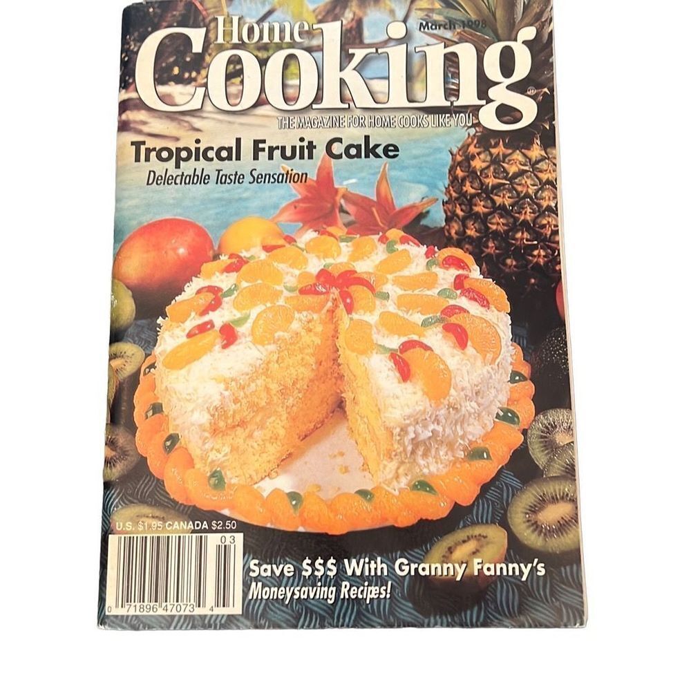 Vintage Home Cooking Magazine March 1998